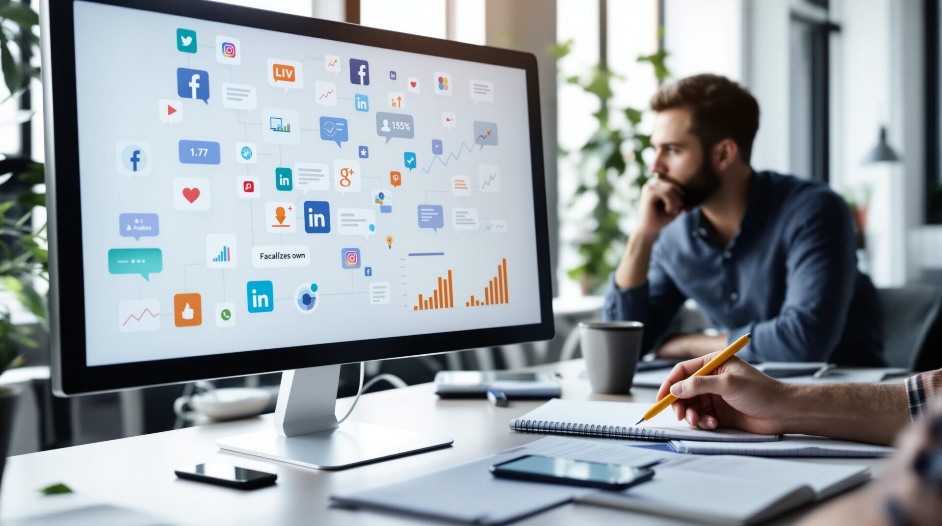 Des réseaux sociaux rentables : méthode, messages et mesure pour générer des rendez-vous