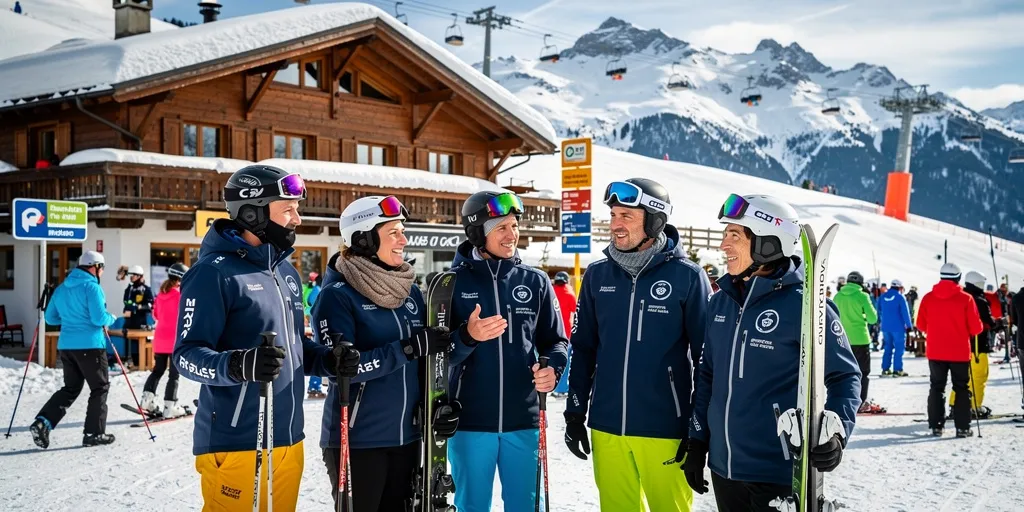 salaire moniteur ski