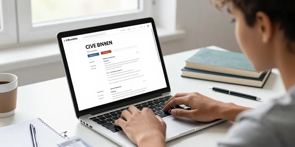cv job étudiant
