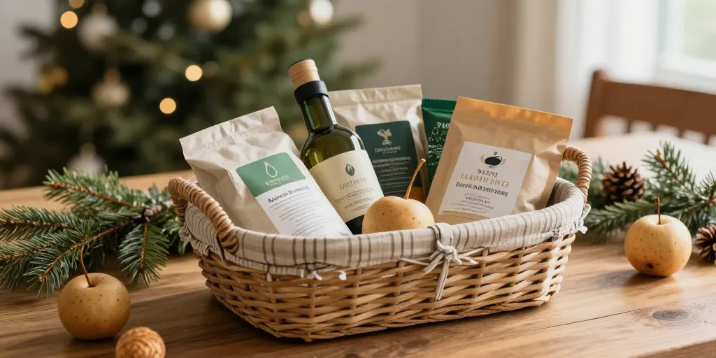 Panier garni de Noël CSE : miser sur le local et l’originalité